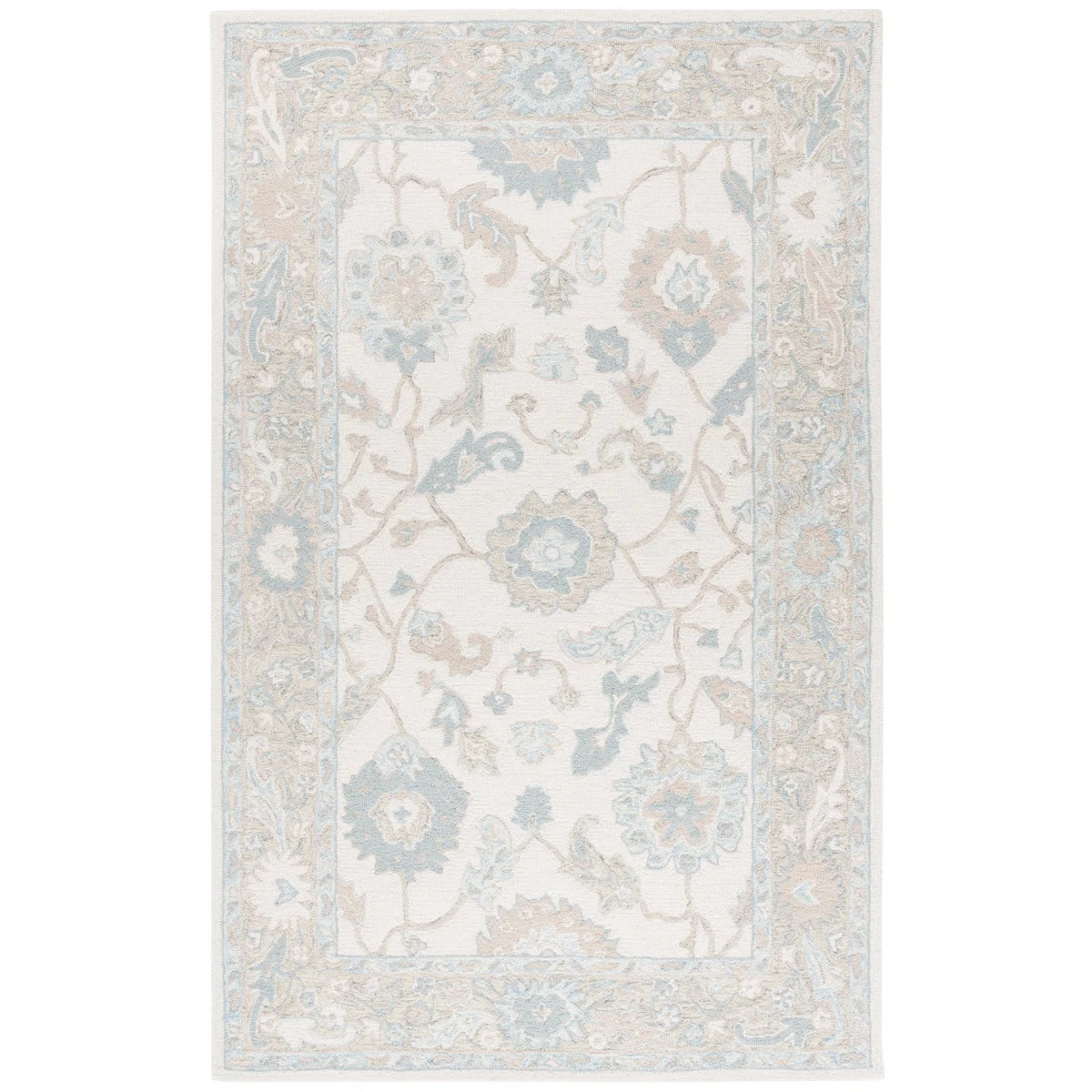 Ebony Hand Tufted Wool Pile Oriental Rug | Wayfair North America