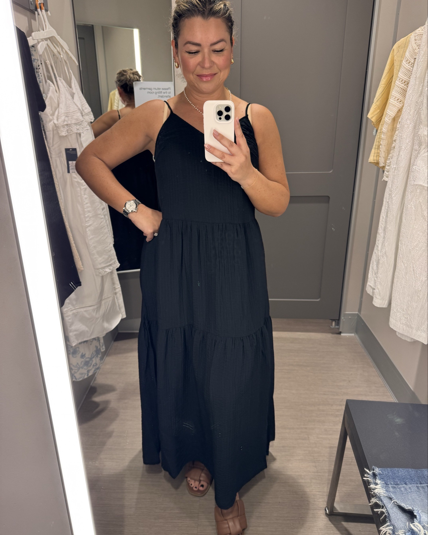 The perfect little black summer maxi 🖤 and yes… it has pockets 🙌

This effortless piece is a whole vibe—dress it up or keep it casual with the right accessories & shoes. From brunch dates to sunset strolls, she does it all.

Don’t wait… grab it while it’s HOT 🔥

#LTKootd #LTKOver40 #LTKTravel