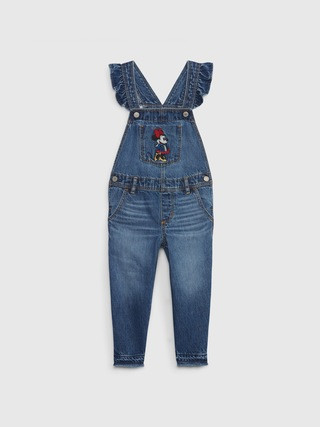 Gap × Disney Baby Minnie Mouse Denim Overalls | Gap (US)