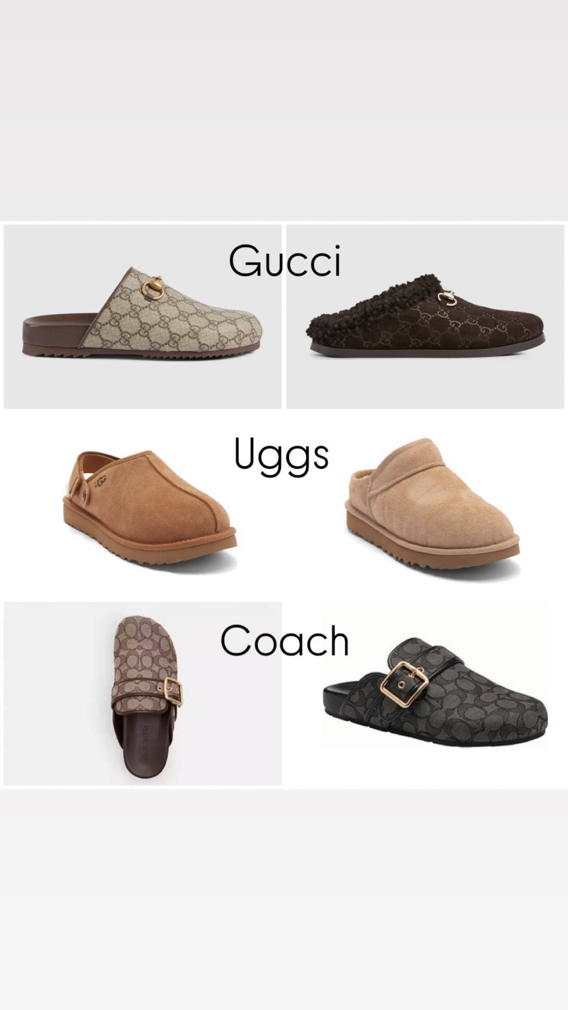 Shoes I’m loving from Gucci, Uggs, Coach 

#LTKGiftGuide #LTKSaleAlert #LTKFindsUnder100