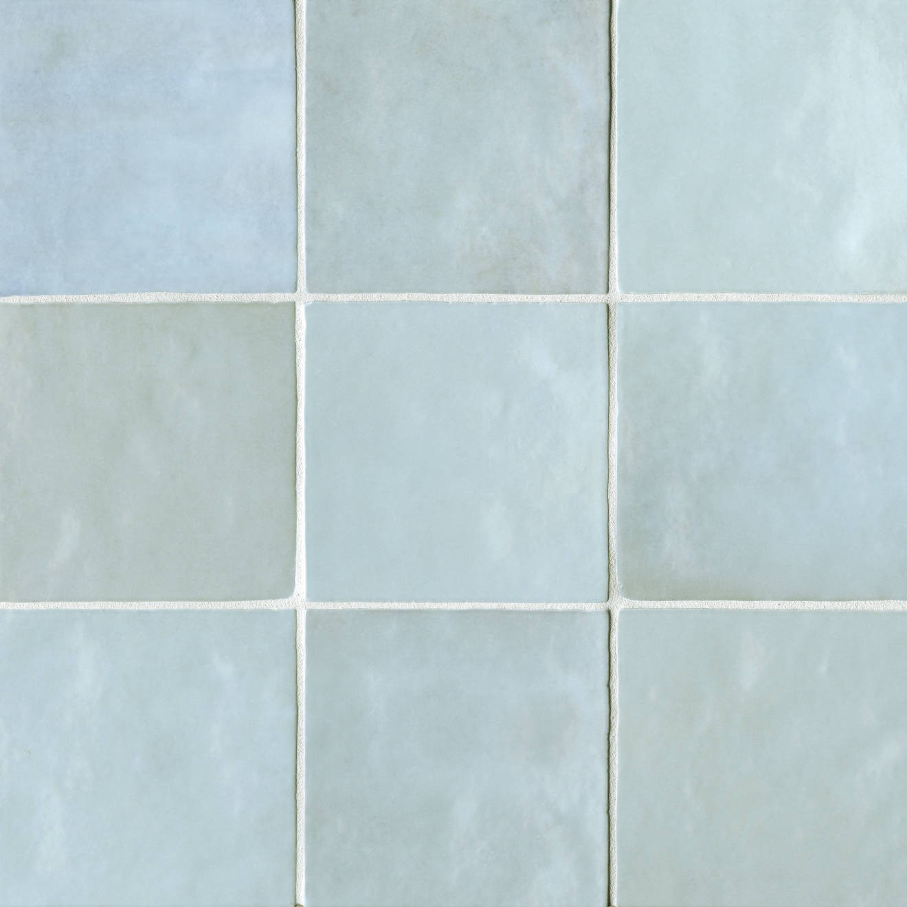 Cloé 5" x 5" Ceramic Tile in Baby Blue | Bedrosians Tile and Stone