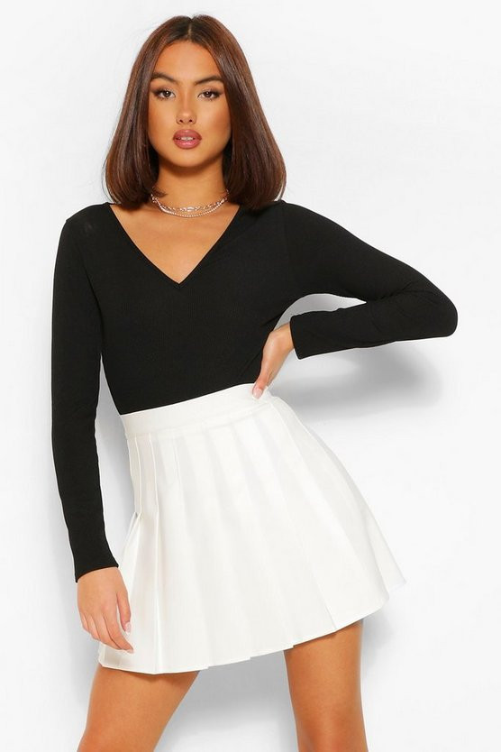 Woven Pleated Super Mini Tennis Skirt | Boohoo.com (US & CA)
