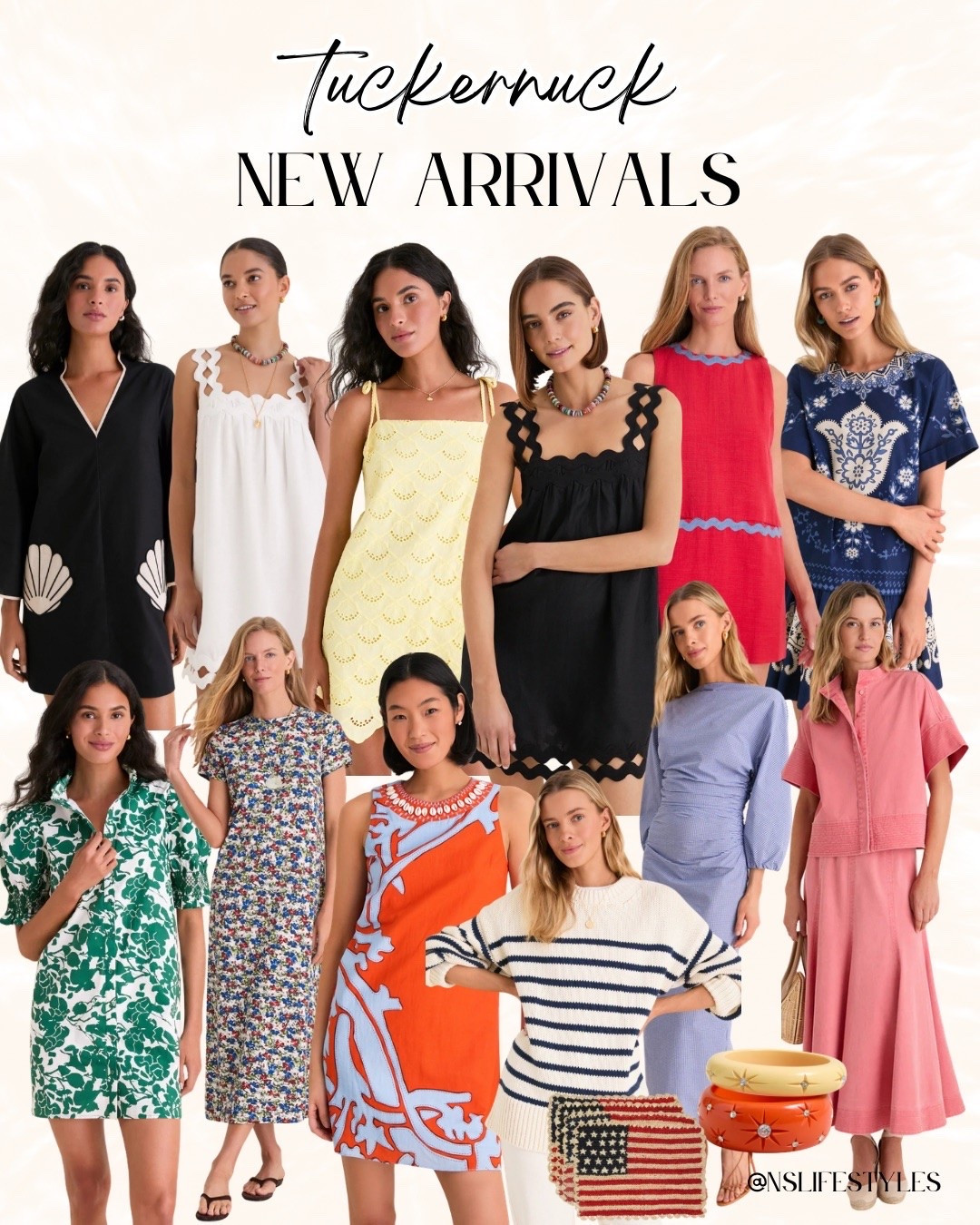 👗 Summer wardrobe perfection with Tuckernuck's latest arrivals.
I am completely obsessed with these gorgeous mini dresses, vibrant patterns, and coastal-inspired silhouettes. Whether you love classic stripes, bold colors, or timeless neutrals, there is a look here for every occasion. ☀️

#tuckernuck #tuckernuckfinds #summerdresses #coastalstyle #resortwear #minidress #stripedsweater #summerfashion #preppystyle #vacationoutfit #ltkstyletip #ltkunder200 #ltkunder300

#LTKootd #LTKSeasonal