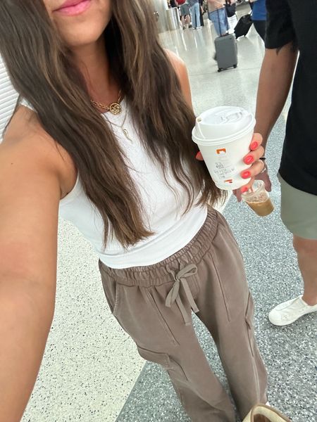 Airport outfit !! Summer outfit !! Travel outfit! 

Tank top 
Lounge pants 
Summer outfit 
Target finds 
Amazon finds 

#LTKTravel #LTKStyleTip #LTKFindsUnder50