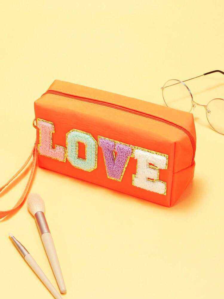 Letter Decor Square Waterproof Makeup Bag
       
              
              $3.30        
    ... | SHEIN