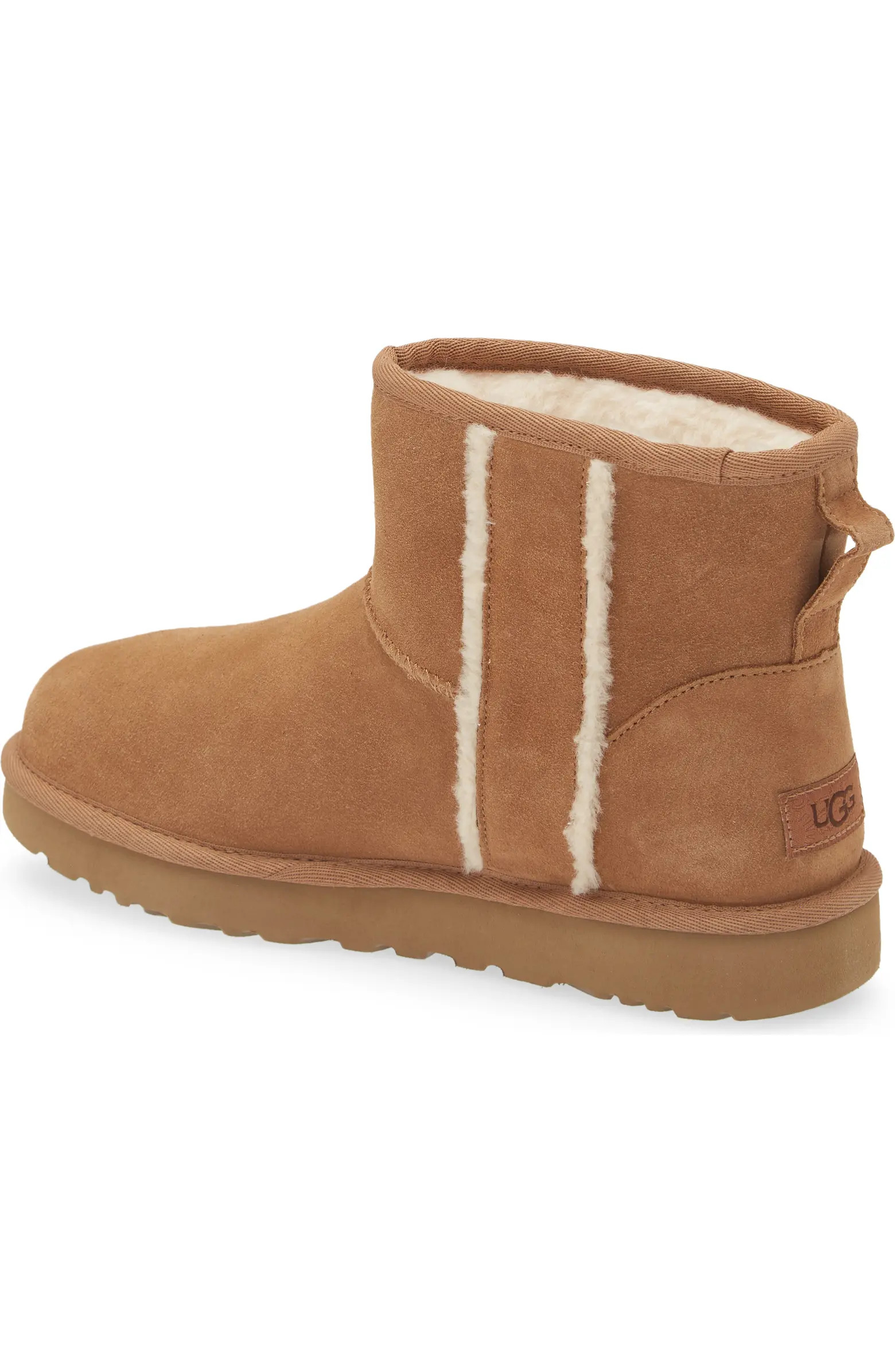 Classic Mini Genuine Shearling Lined Boot (Women) | Nordstrom Rack