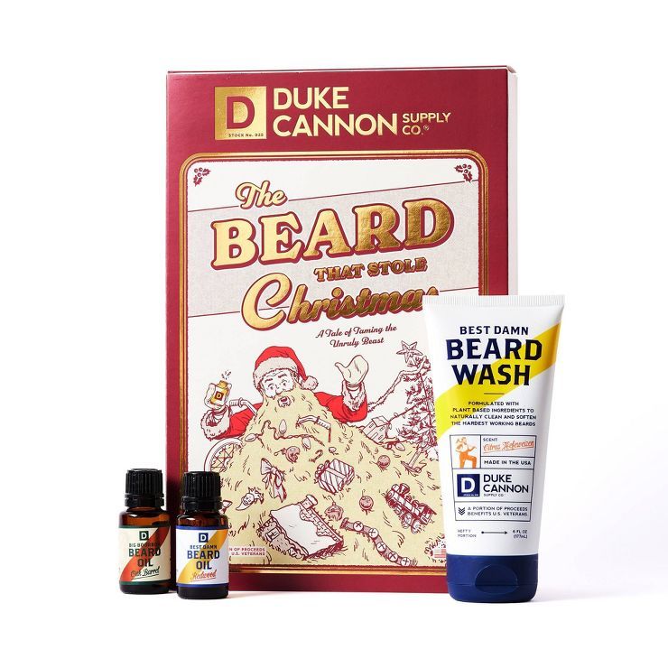 Duke Cannon Supply Co. The Beard That Stole Christmas Gift Set - 7oz/3pk | Target