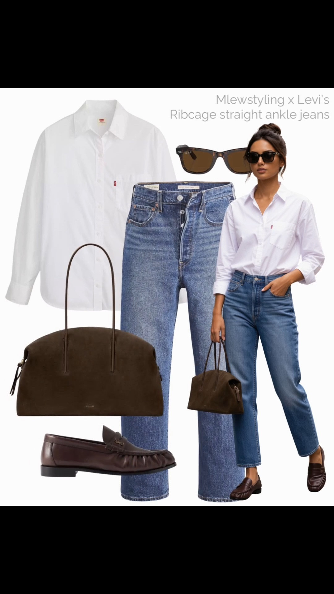An outfit that will never go out of style: A white button down + straight leg Levi’s jeans 🍁

@levis
#LevisLTKPartner
AD

Fall workwear, casual office outfit, elevated autumn outfit, ribcage straight ankle jeans, capsule wardrobe

#LTKfall #LTKjeans #LTKworkwear