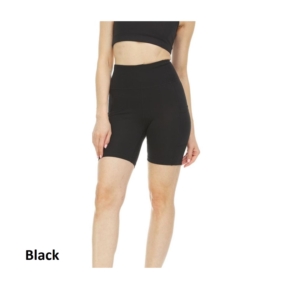Infinite Basics Women's High Waist Tummy Control Yoga Bike Shorts - Great For Working Out Or For ... | Target