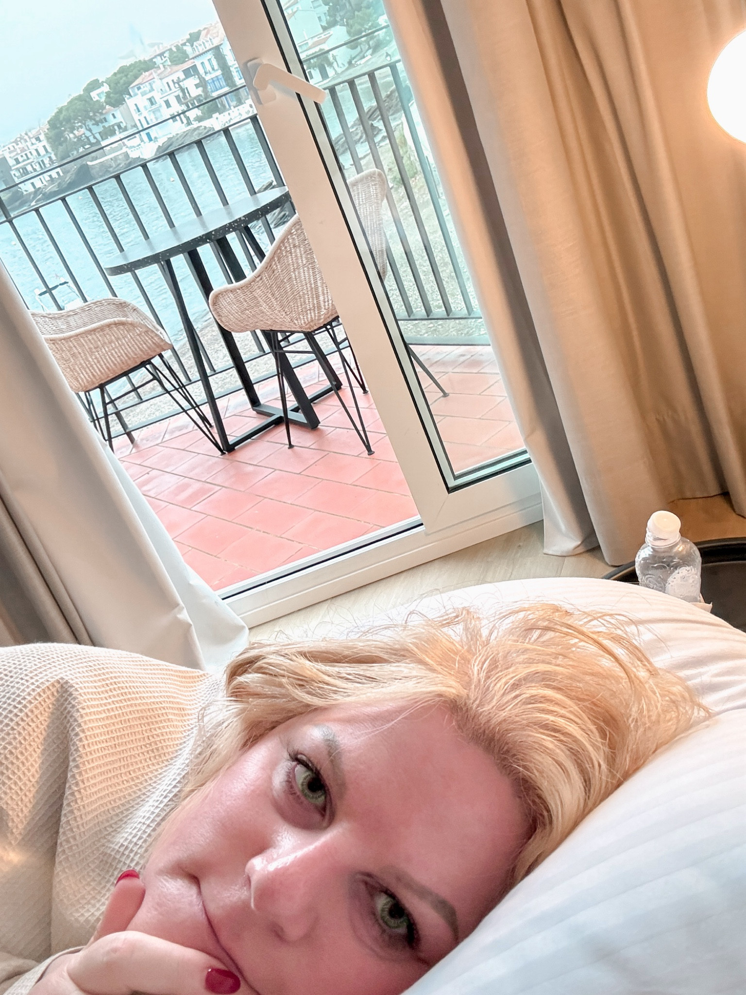 This is as much for me when I get home as it is for you guys!
I’m staying in the most magical town, Cadaques, Spain. These bed lines are softest, most comfortable that I have ever slept on.
My aunt is dear friends with the owner of this hotel. So, I was able to get all of the details on these blankets, sheets and pillows.
(Look at how close I get to sleep next to the Mediterranean! Pinch me!!)
Home, travel, Europe, Spain , bedding, bedroom, vacation 

#LTKSwim #LTKHome #LTKTravel