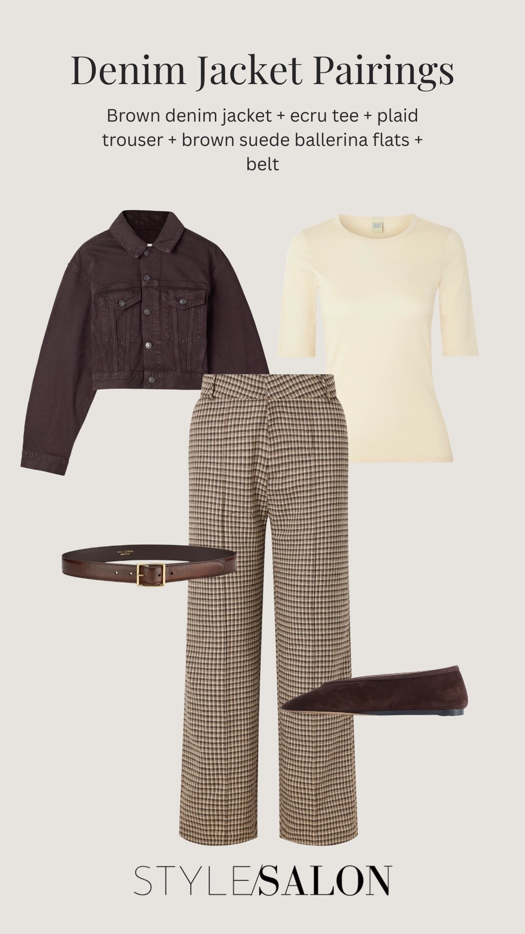 Denim jacket pairings 

Jacket - top – bag - shoe – flat – accessories 

#LTKSeasonal #LTKootd