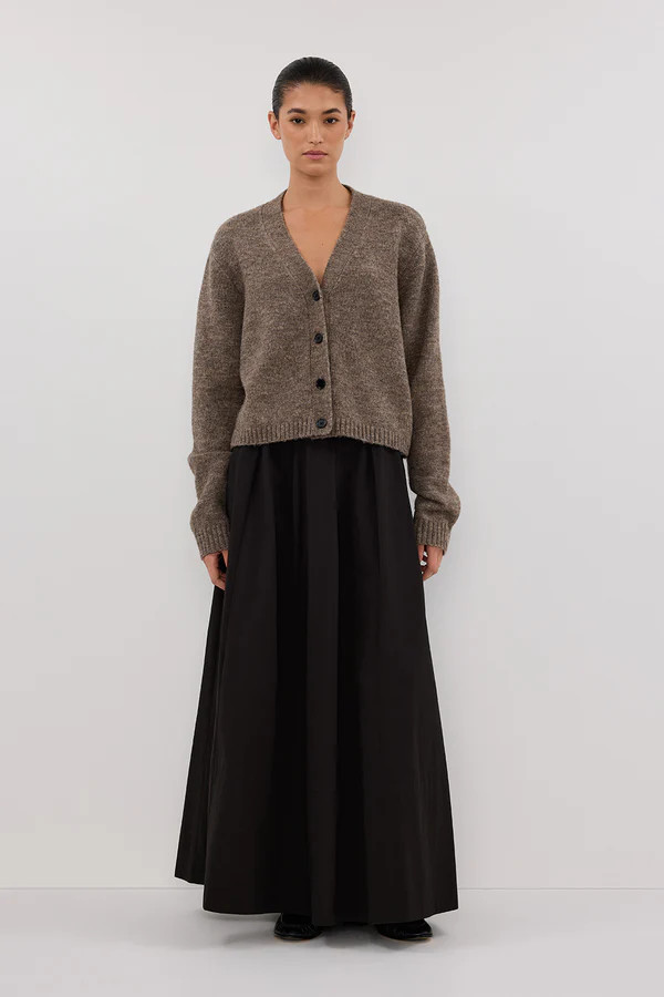 PIP CHOC MARLE KNIT CARDIGAN | DISSH