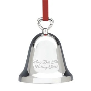 Engraved Reed and Barton Ringing in the Season Bell Ornament | Things Remembered