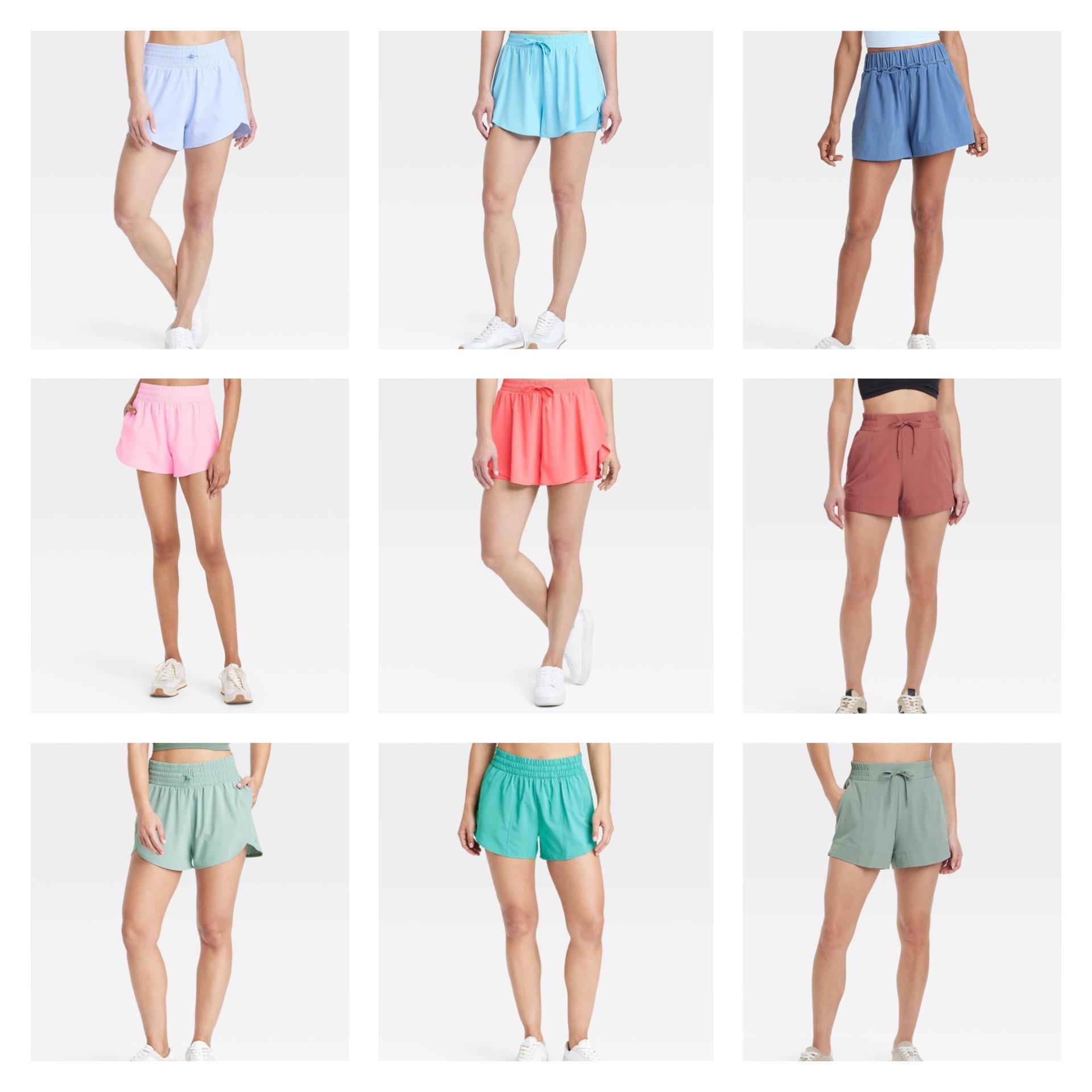 Target Active Shorts in a variety of lengths, styles and colors!

🌷Cream, Coral Red
☀️Periwinkle, Pink, Teal Green, Blue, Navy
🍂 Sage Green, Brown (looks Rust)

**Olive Green looks summer-ish online but I have not seen in store.  Could be Autumn also by the name.


#LTKActive #LTKFindsUnder50 #LTKSeasonal
