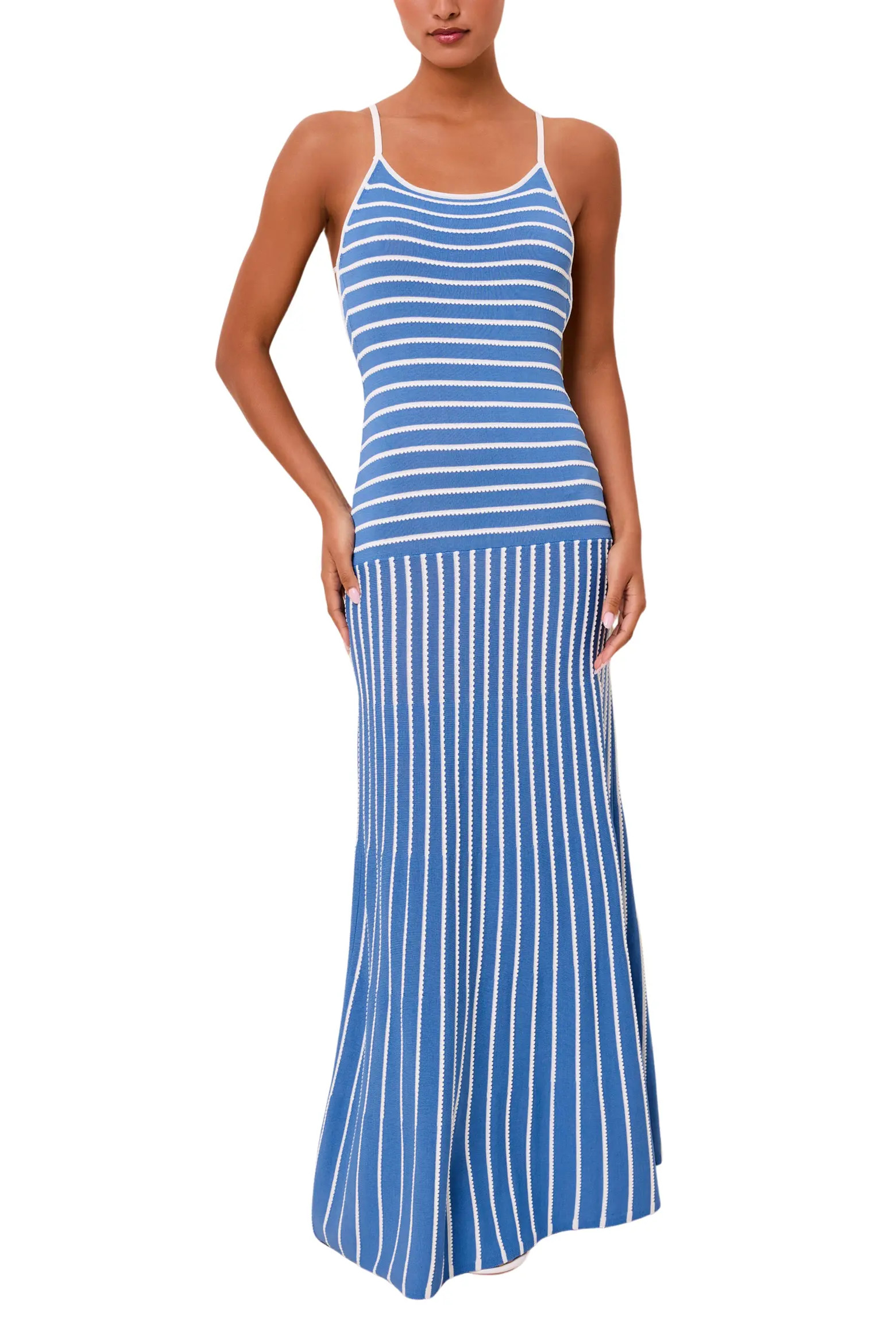 Solid & Striped The Lottie Stripe Sleeveless Knit Maxi Dress (Women) | Nordstrom | Nordstrom