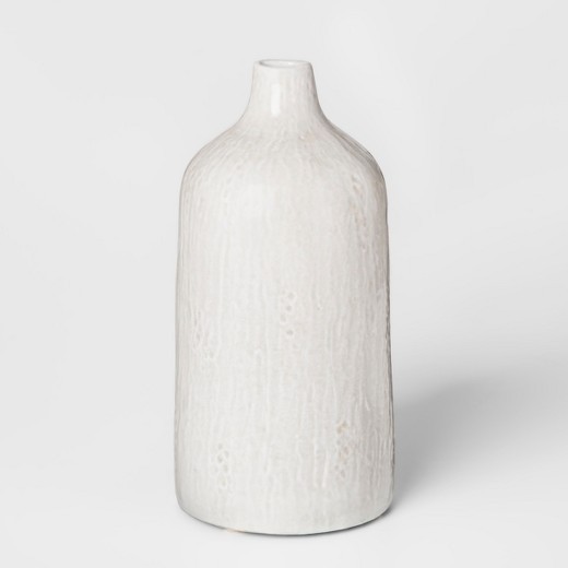 Terracotta Vase Medium - White/Gray - Threshold™ | Target
