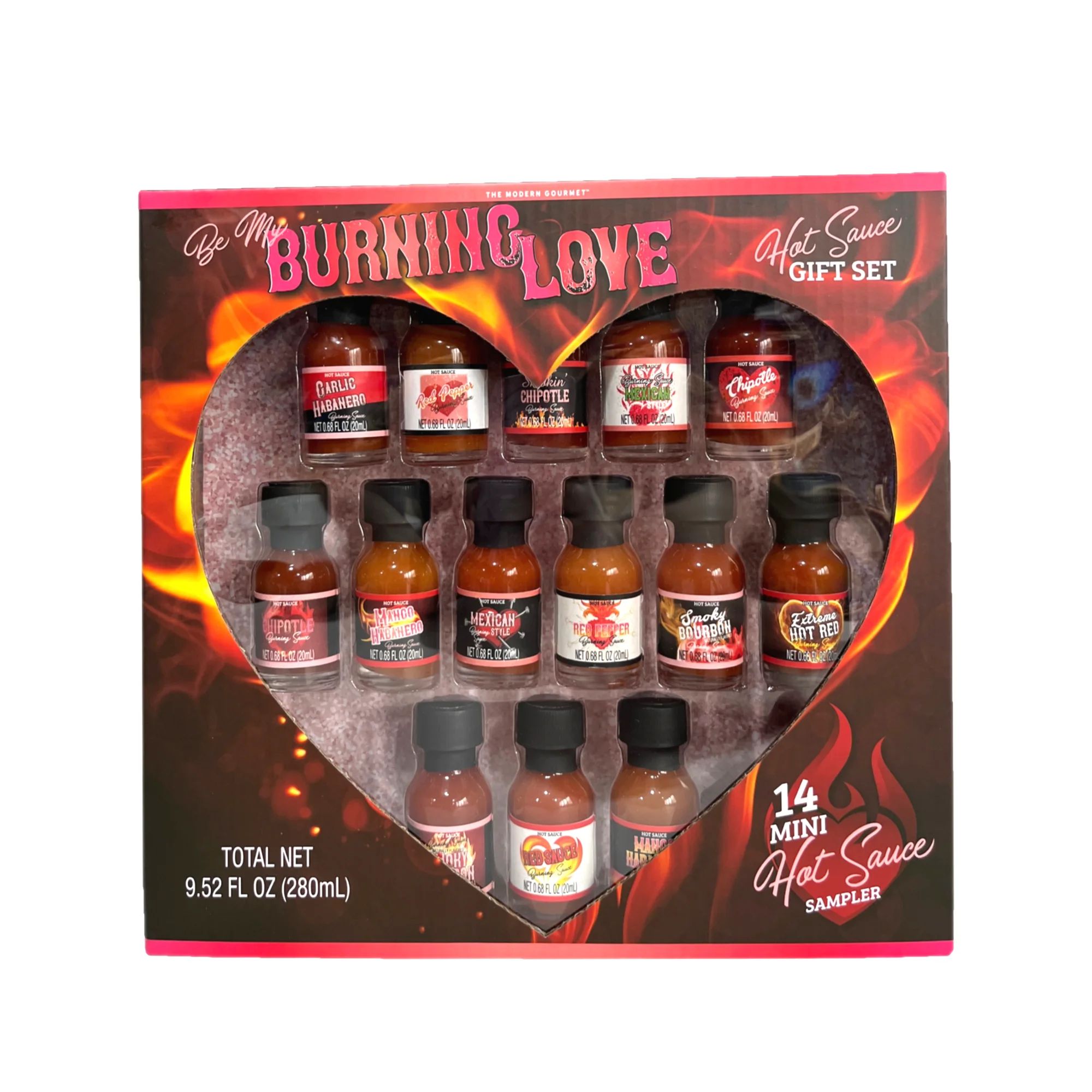 The Modern Gourmet, Mini Hot Sauce Lover - 14 PK, Valentine Gift, Food Form Liquid | Walmart (US)