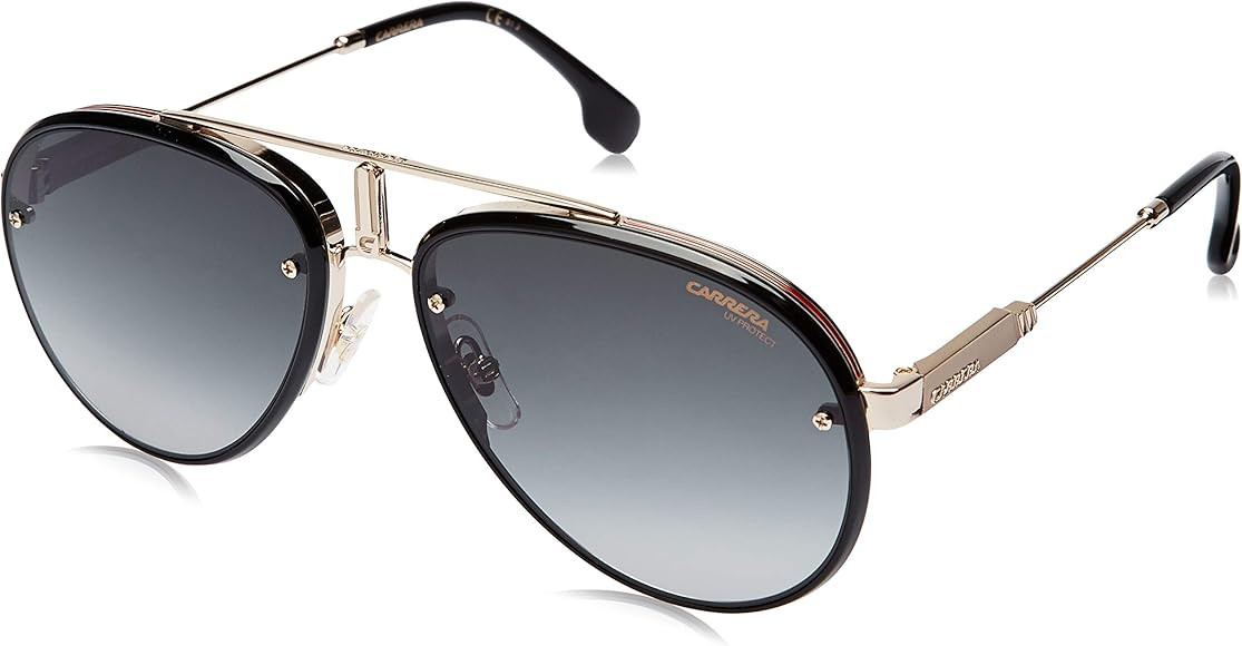 Carrera CARRERA GLORY GOLD BLACK/GREY SHADED 58/17/145 unisex Sunglasses | Amazon (US)