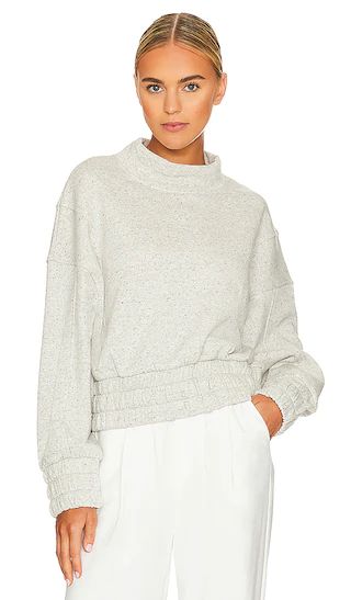 Dunbar Sweatshirt in Ivory Fleck Marl | Revolve Clothing (Global)