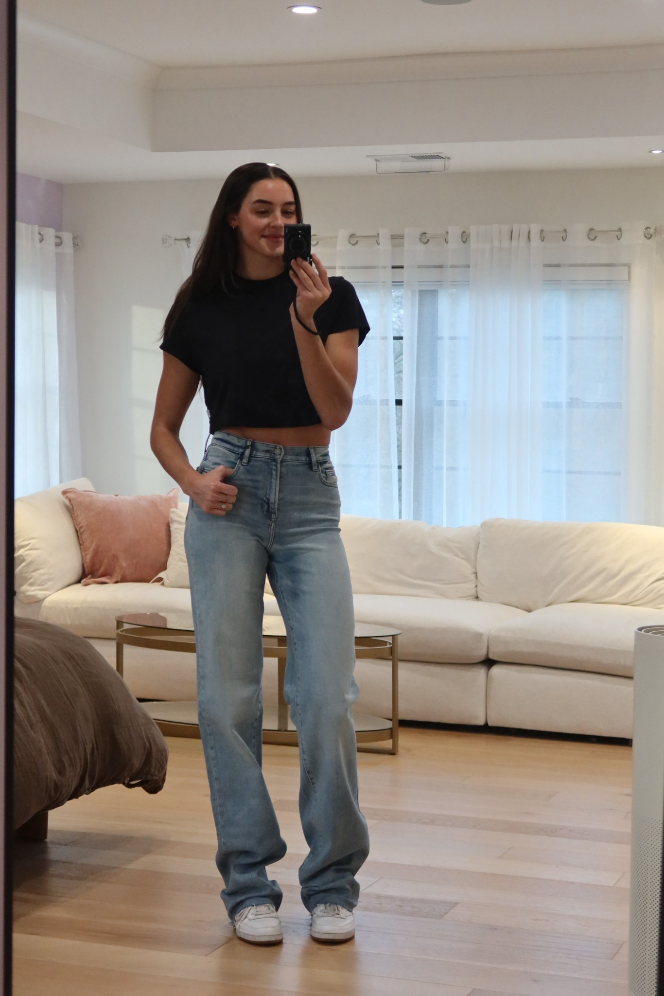 look at that bunch at the bottom - comes in 33, 35, and 37inch inseam options and you can uncuff for extra length! 

wearing size 26 and 37 inseam (with it uncuffed) 


#LTKFindsUnder100 #LTKSeasonal #LTKTall