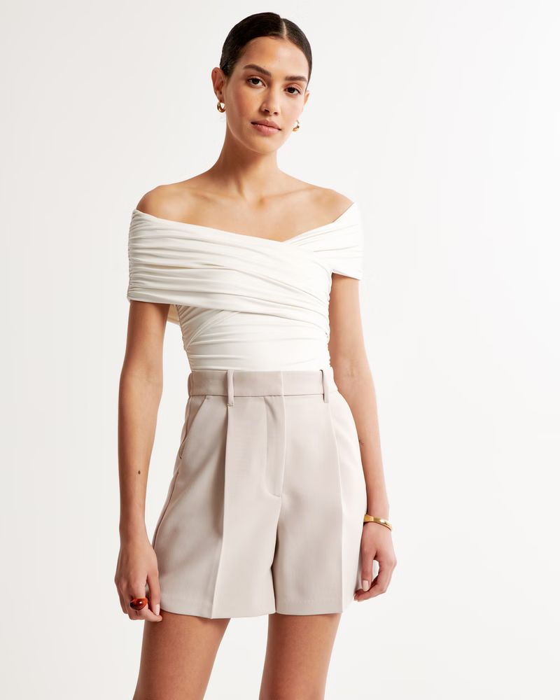 Sleek Seamless Ruched Wrap Bodysuit curated on LTK