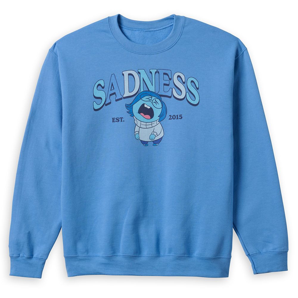 Sadness Pullover Sweatshirt for Adults – Inside Out 2 | Disney Store