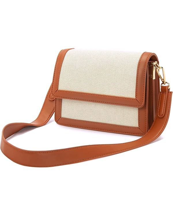 Telena Crossbody Bags for Women Vegan Leather Purses for Women Crossbody Handbag Purse with Adjus... | Amazon (US)