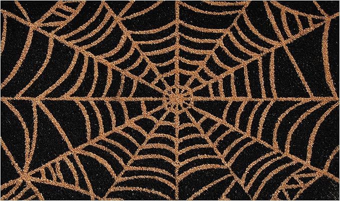 Calloway Mills 101951729 Scary Web Doormat, 17x29, Black and Natural | Amazon (US)