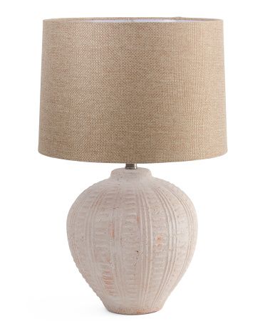 Washed Terracotta Table Lamp | TJ Maxx