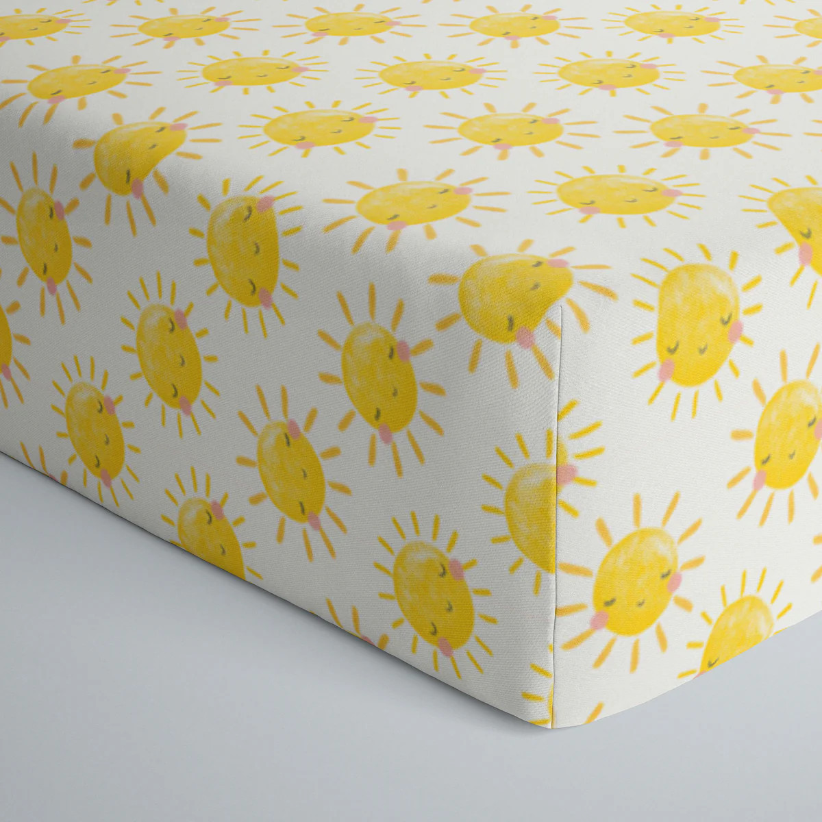 Sunshine Fitted Crib Sheet | Little Sleepies