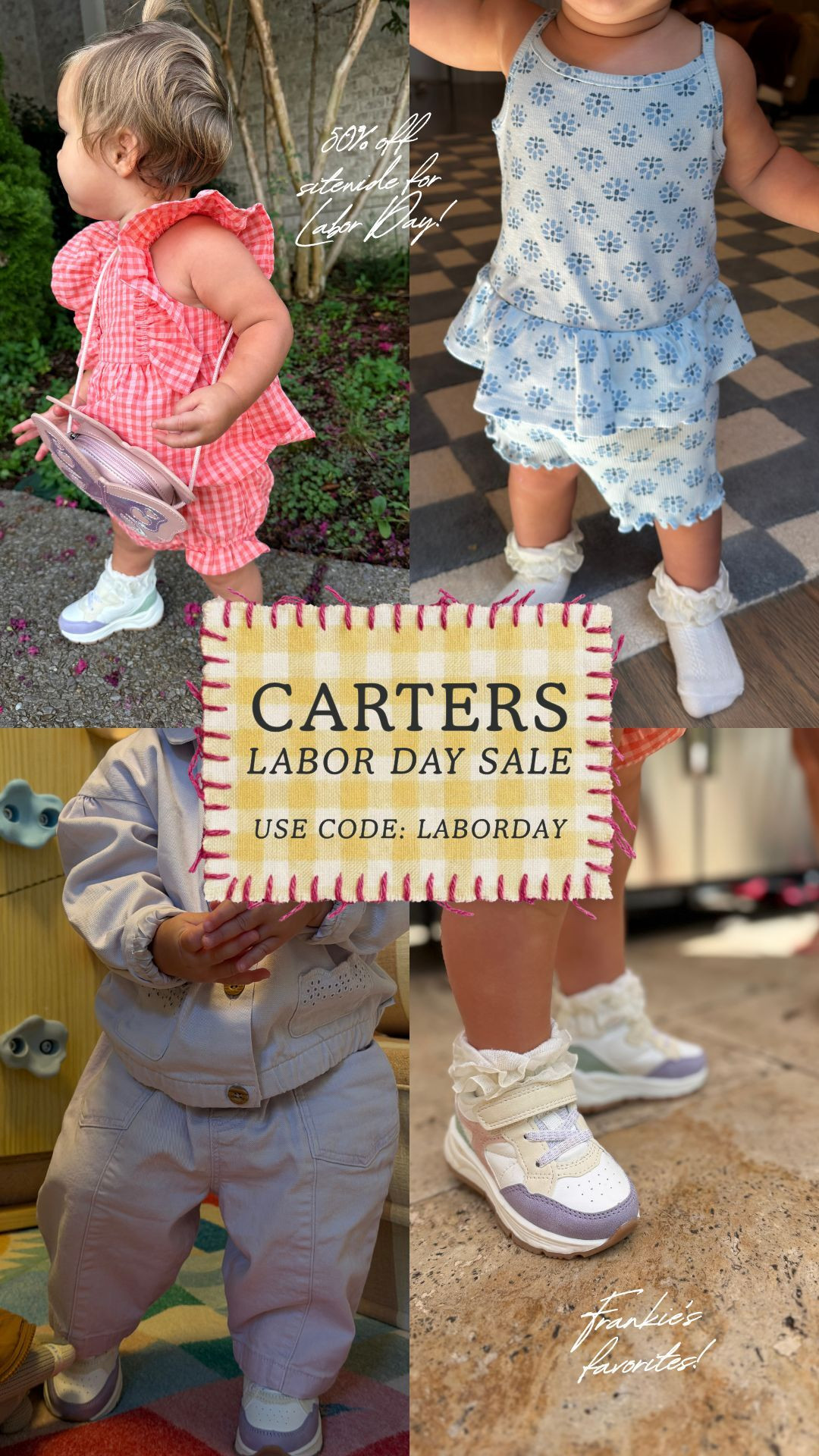 Carters Labor Day Sale! use code LABORDAY !!!

#LTKBaby #LTKKids #LTKSaleAlert