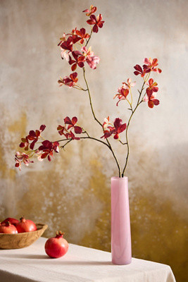 Faux Burgundy Leaves Spray | Terrain