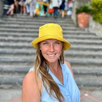 Yellow Bucket Hat, Summer Hats For Women, Linen Beach Accessory Her, Cap, Boho Foldable Hat | Etsy (US)