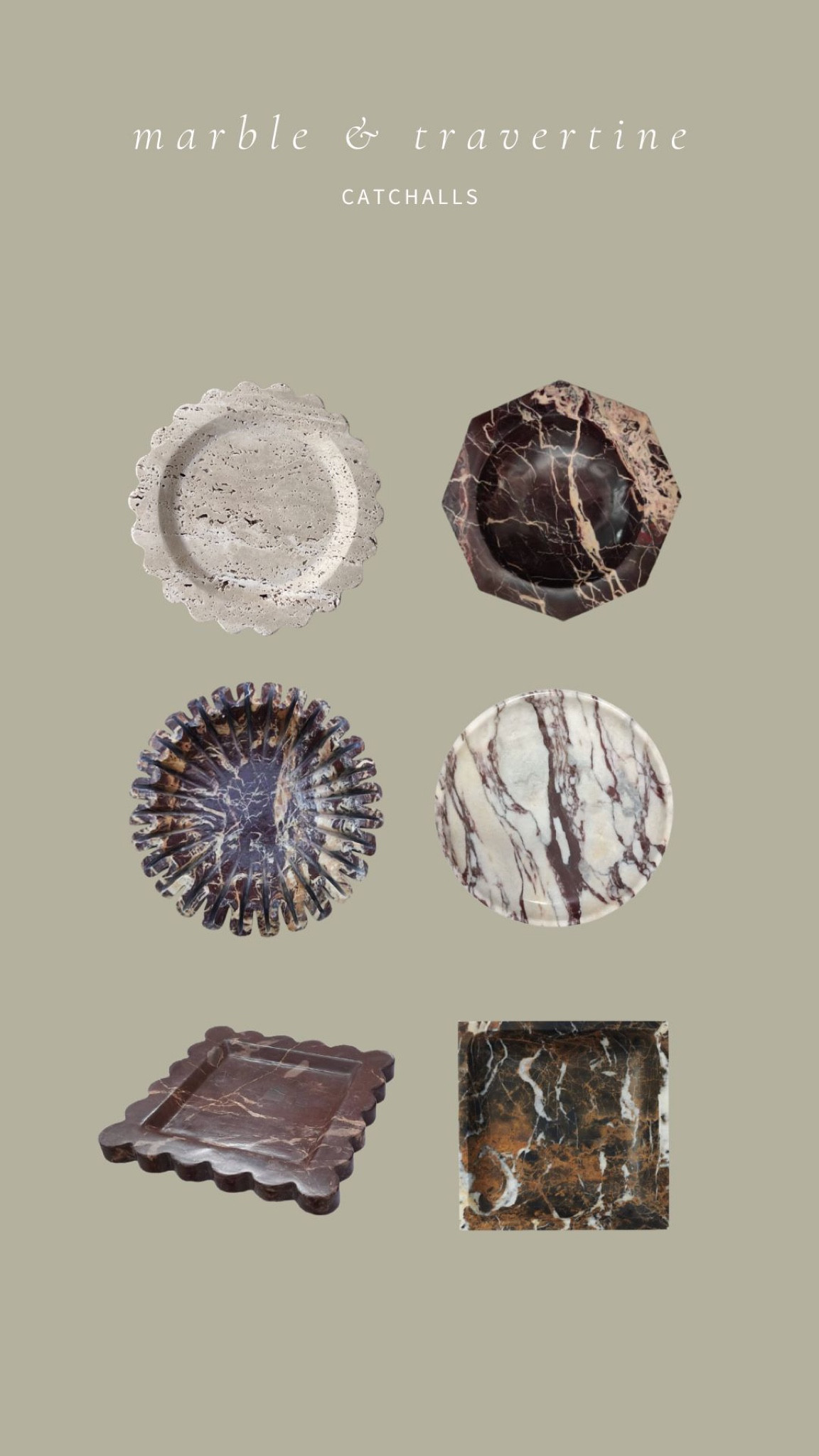 Marble jewelry catchall and trays for her. Mother’s Day gift idea. 

Marble, travertine, jewelry holder, ring bowl

#LTKFind #LTKhome #LTKGiftGuide