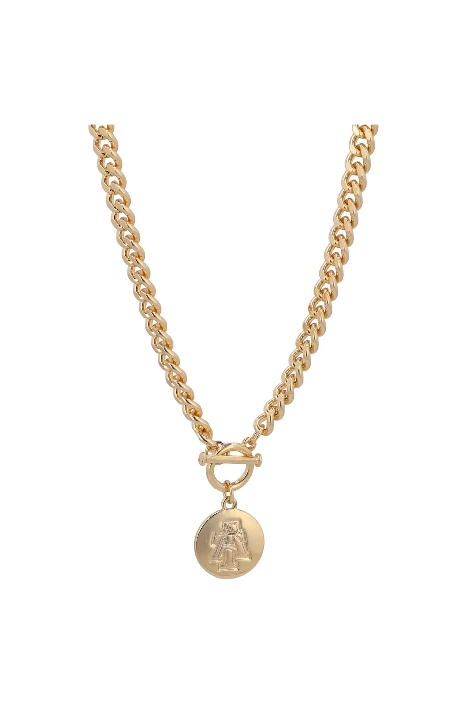 Shelby & Grace North Carolina A&T Aggies Ramsey Gold Necklace | Nordstrom | Nordstrom