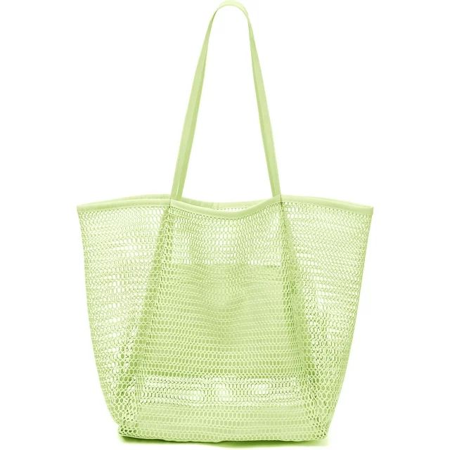 Livhil Mesh Beach Tote Large Bag 2023 Upgrade for Women with Multiple Pockets for Family Travel S... | Walmart (US)