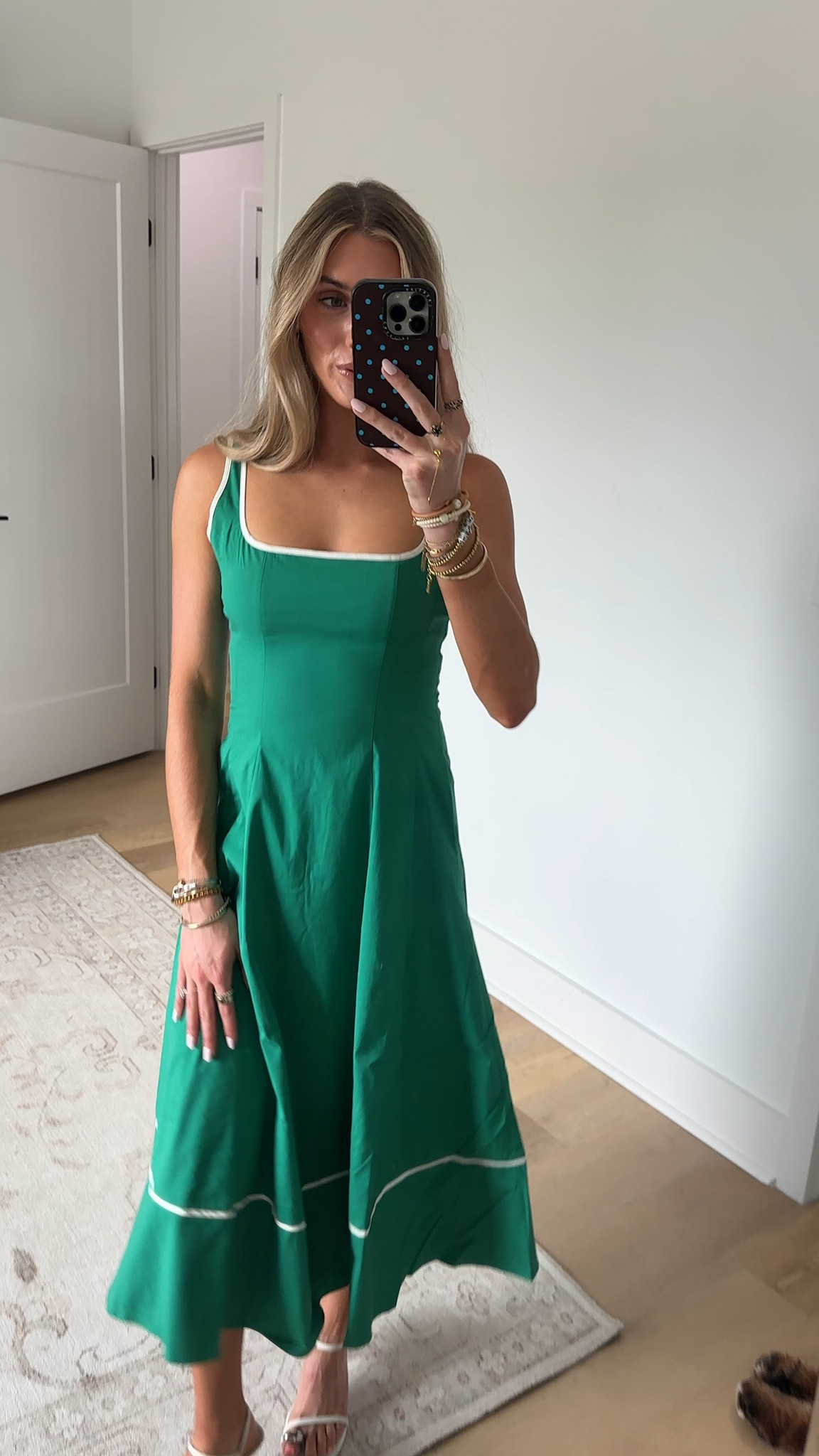 @Express  Stretch Cotton Poplin Piped Smocked Back Midi Dress with Pockets size XS. 

@express has all the summer trends worth shopping linens, bright colors, prints of paradise, American summer, suit style and everything in between 🤗 Express is a go to for on trend outfits that you won’t see on everyone else, especially for wedding guest dress season! 5’4/24/XS. #DressToExpress #ExpressPartner #summerdresses #weddingguestdress #weddingguestoutfit #weddingguestdresses #formaldress #haul #tryonhaul #tryon #tryonwithme #shoppinghaul #dresseshaul #dresseshaultryon #dresstok #maxidress #dresses #dressshopping #dressstyle

#LTKootd #LTKWedding #LTKSaleAlert
