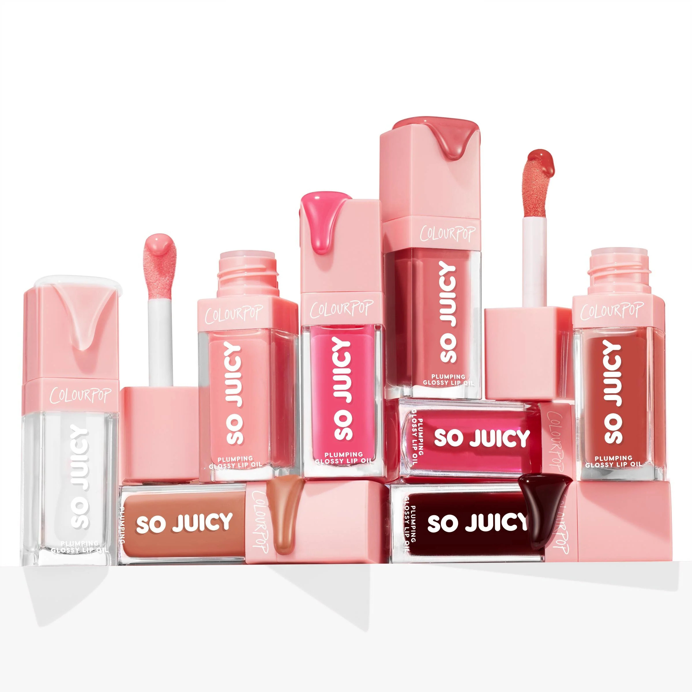 100% Juicy So Juicy Lip Oil Set in Pink | ColourPop | Colourpop