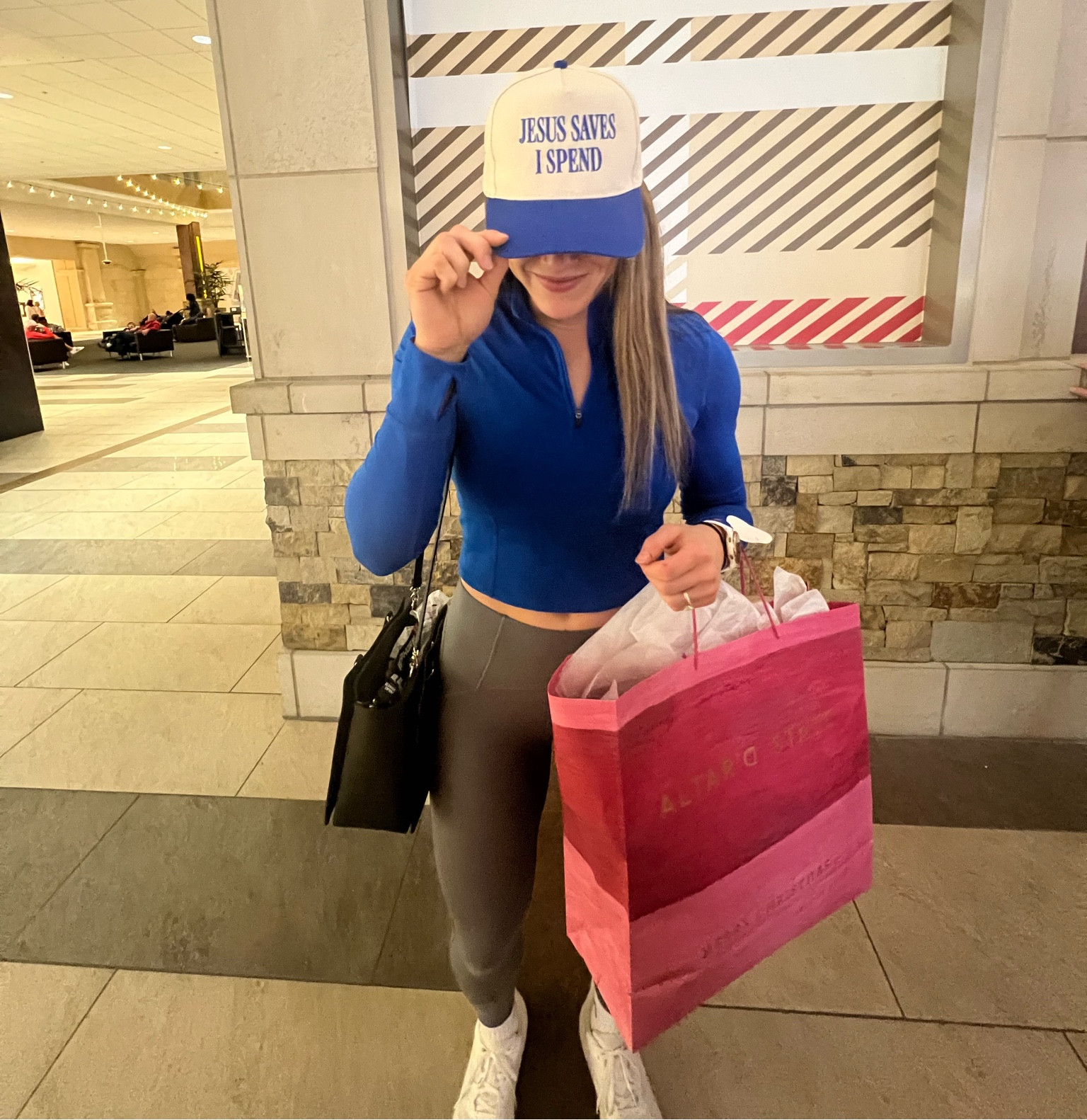 I could NOT get over this hat & we definitely reminded ourselves that we are in fact not Jesus today while shopping 😂🛍️ I linked a similar option (that I actually think I like better 👀) - this would make such a cute stocking stuffer!!

#LTKFindsUnder50 #LTKGiftGuide