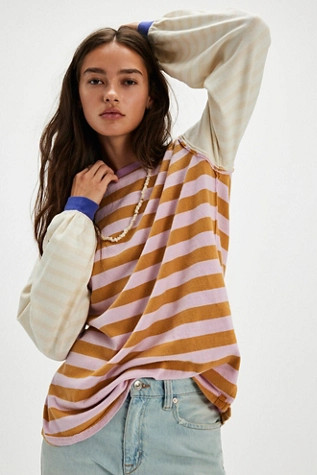 Sawyer Stripe Tee | Free People (Global - UK&FR Excluded)