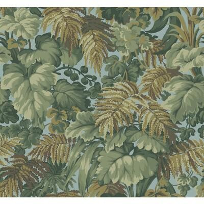 Cole & Son Royal Fernery Khaki & Print Room Blue Wallpaper | DecoratorsBest | DecoratorsBest