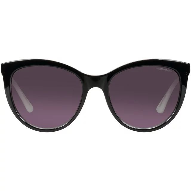 Christian Siriano Rx'able Womens Sunglasses, Collette, Black, White & Gold, 54.0-18.0-145 | Walmart (US)