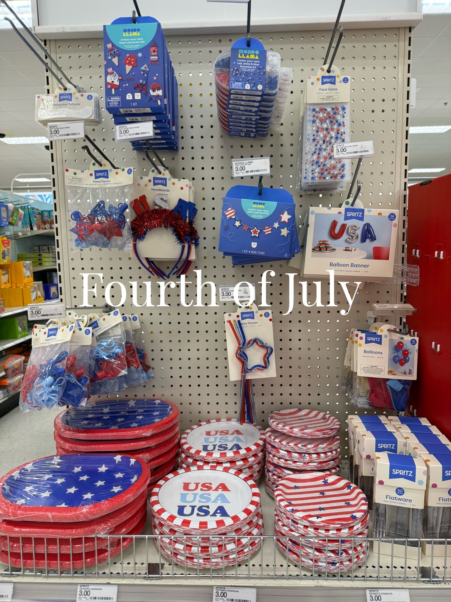 Target 4th of July finds are starting to pop up! 🇺🇸✨ Sharing cute red, white & blue party decor, plates, banners, balloons, and festive hosting finds for summer cookouts, BBQs, and July 4th celebrations.

#targetfinds #targetstyle #targetdeals #4thofjuly #fourthofjuly #patrioticdecor #summerhosting #bbqparty #partydecor #ltkhome #ltkfamily @Target

#LTKSeasonal #LTKmomlife #LTKKids