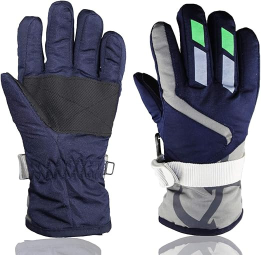 YR.Lover Children Ski Gloves Winter Warm Outdoor Riding Thickening Gloves(2-4Y) | Amazon (US)