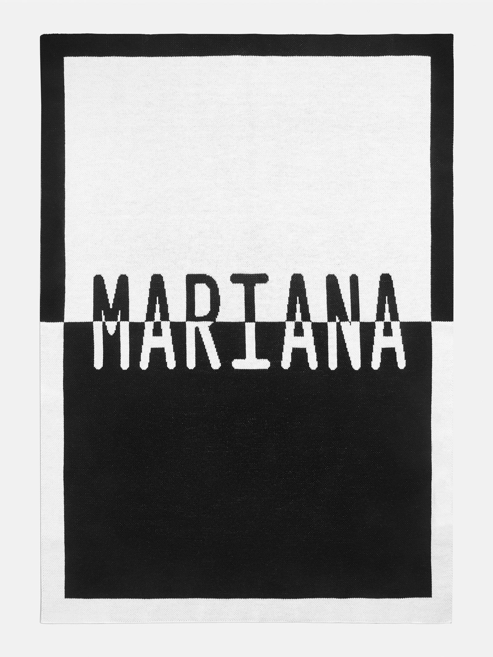 Spell It Out Blanket - Black/White | BaubleBar (US)