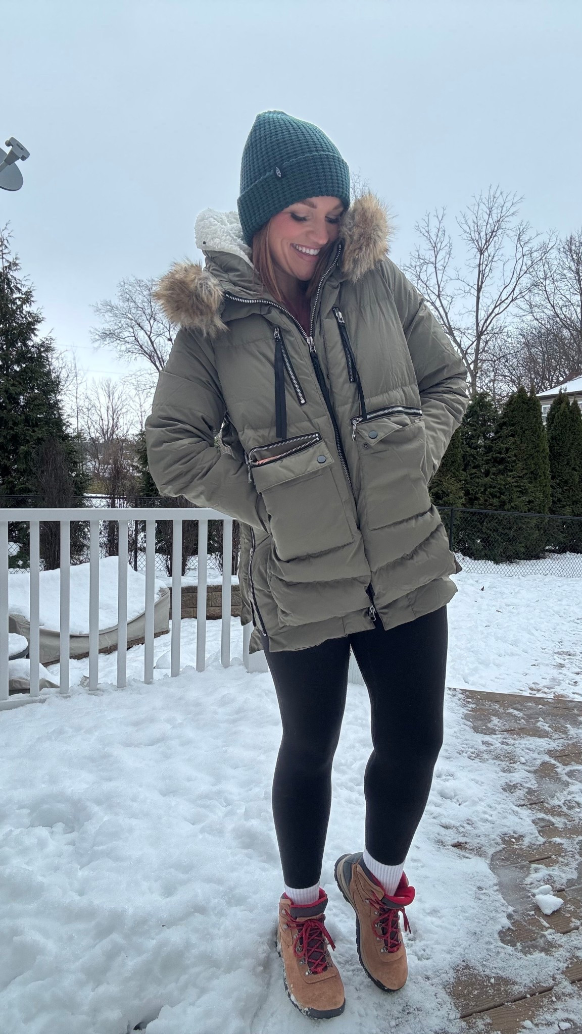 TTS m in coat! My favorite leggings & boots are 25% and have had them for 5 years 