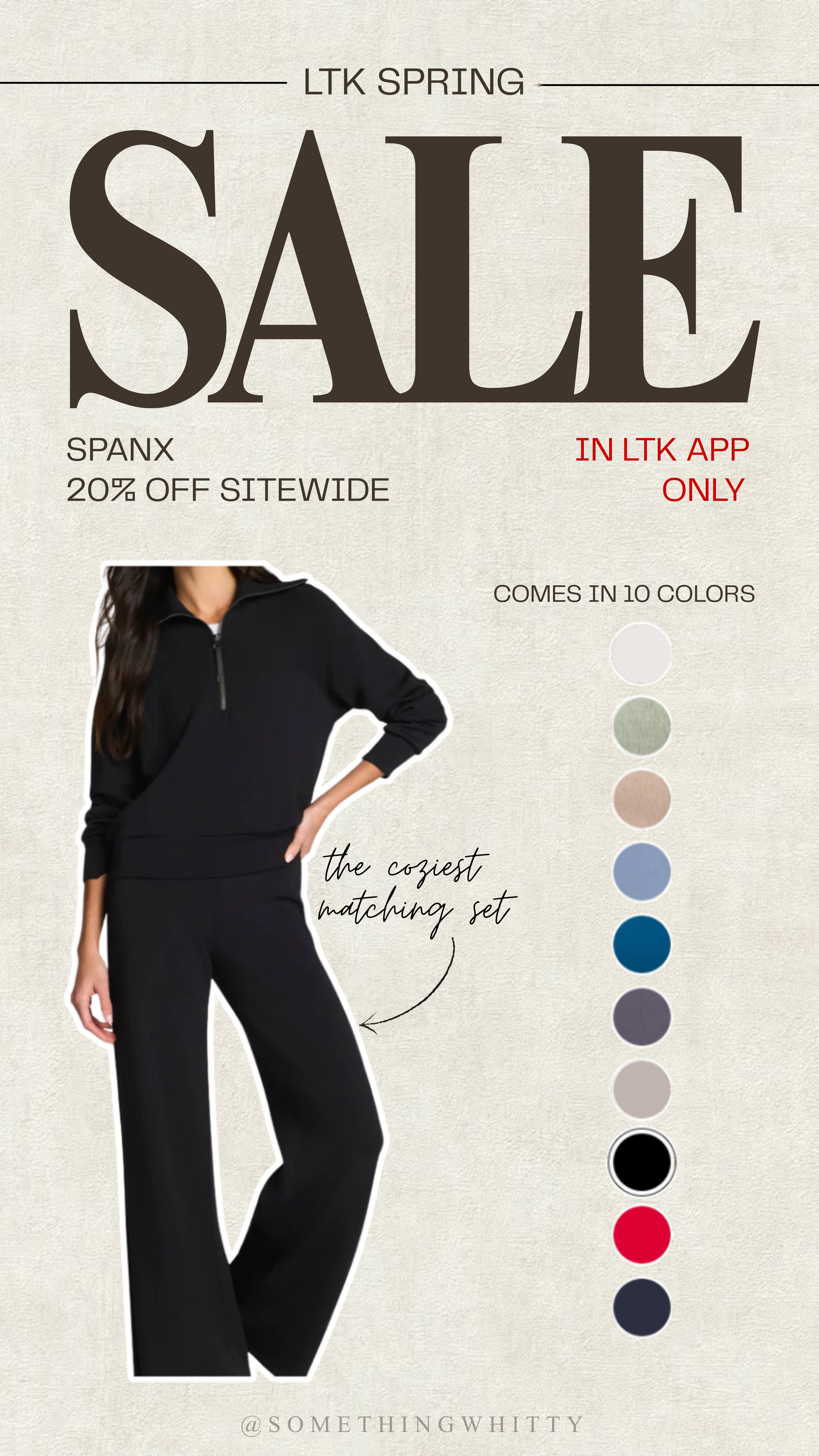 LTK SPRING SALE!!
Spanx is 20% off sitewide when shopping through the LTK app! 

This set is amazing for lounging or traveling! Best part is - it comes in different lengths! 

 #LTKSpringSale #LTKootd #LTKTall