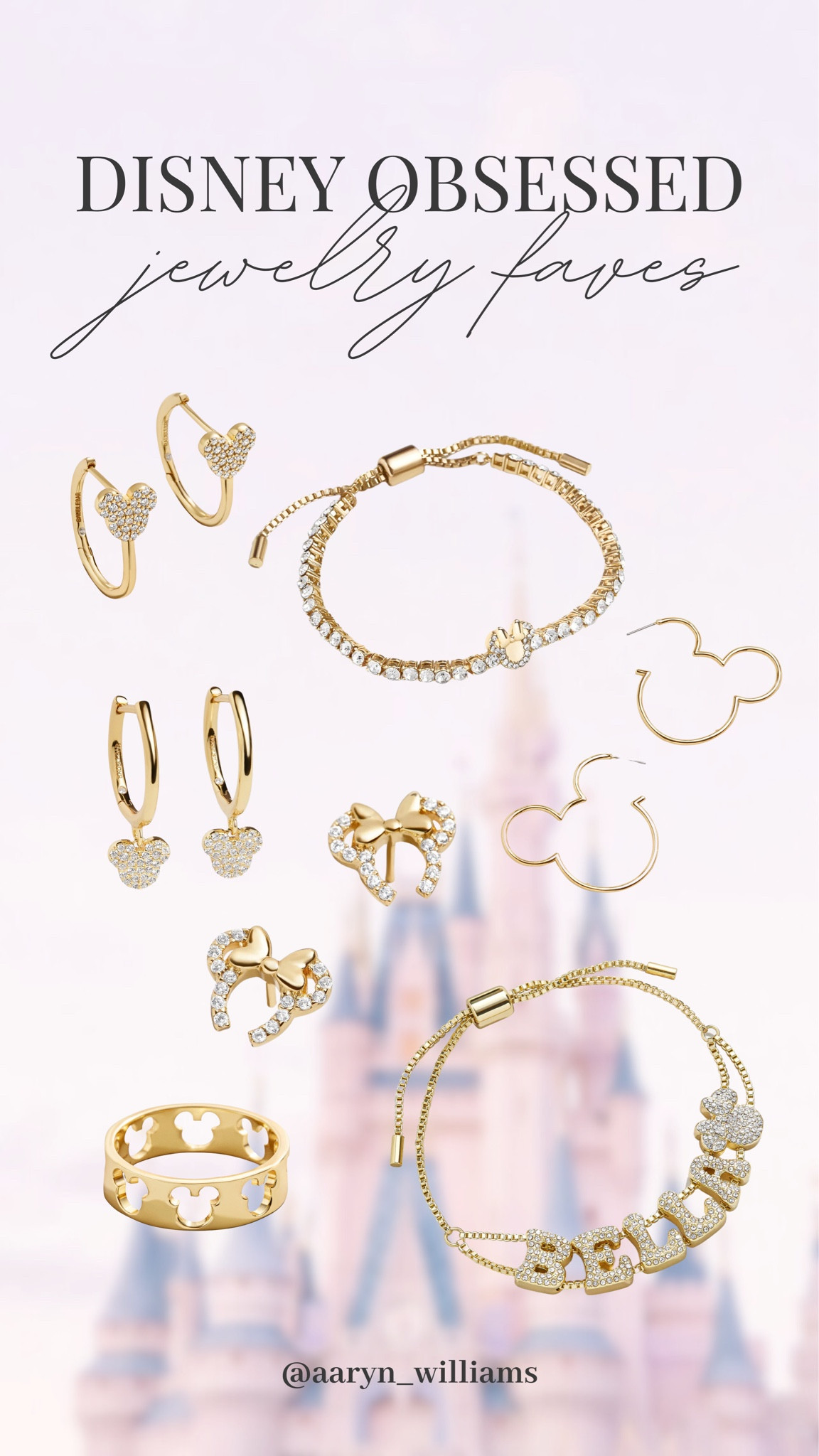 All that sparkles: Gold Disney Jewelry 🤩✨

#LTKstyletip