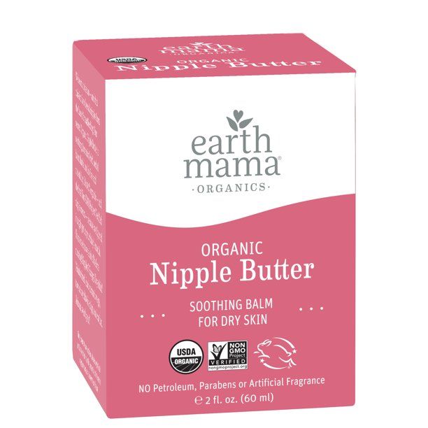 Earth Mama Organic Nipple Butter for Breastfeeding and Dry Skin (2 Fl. Oz.) - Walmart.com | Walmart (US)
