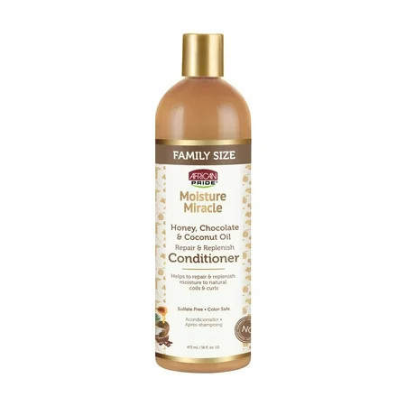 African Pride Moisture Miracle Shine Enhancing Repair and Replenish Daily Conditioner 16 fl oz | Walmart (US)